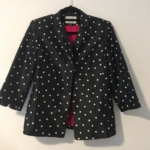 Polka dot blazer